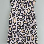 Ann Mashburn  Split-Neck Suri Dress Leopard Jacquard Photo 0