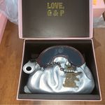 Juicy Couture Rare Retro  Pam & Gela Metallic Silver Scottie Wristlet Purse NWT Photo 1