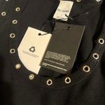 RE/DONE Eyelet embellished stretch cotton jersey mini dress black Photo 6