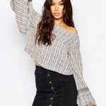 Free People Stars Aligned printed bell sleeve top Size Small Photo 0