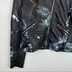 BLANK NYC NWOT  Faux Leather Floral Moto Jacket Photo 9