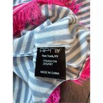 APNY Fringe Multi Stripe Sweater Size Small Blue Size M Photo 8