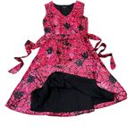 GEORGE dress size 12 sleeveless belted pinkish red 100%cotton Photo 2