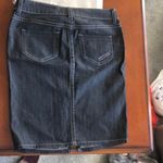 Hudson Jeans  pencil skirt front slit dark denim work casual date night Photo 4