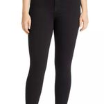 frame denim Frame Ali High Rise Cigarette Skinny Jeans in Noir Black Size 25 Photo 1