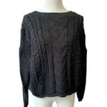 Argeaux & Elle Womens Medium Black Cable Knit Sweater Photo 0