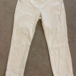 Hue White Ultra Soft Denim High Waist Skimmer Pants XL Photo 1