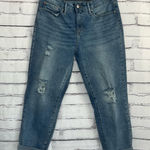 Levi's Levi’s Denizen Mid Rise Boyfriend Jeans Distressed Blue Women’s 10 Casual Denim Photo 0