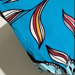 Chico's Chico’s floral paisley print short sleeve v-neck flowy oversized blouse Photo 5