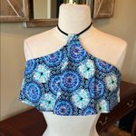 SO  Blue Mandala Bikini Top Photo 1