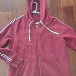 Old Navy  Burgundy Zip-Up Hoodie Size Medium Photo 0