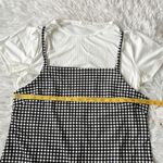 Full Circle Trends  Gingham Print Dress with Top Black/white Plus size 1X Photo 6