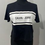 Calvin Klein  Jeans crop t-shirt‎ . Size S Photo 0