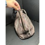 Furla ‎ Womens Snakeskin Leather Shoulder Bag Purse Made In Italy Hobo Style Photo 6
