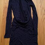 Target High Neck Open Back Long Sleeve Navy Dress Small Photo 1