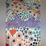 Savagexfenty NWT Savage X Fenty Floral Lace Unlined Sheer Bra 34B Lavender Purple with charm Photo 3