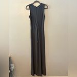 Norma Kamali  timeless gray sleeveless slinky jersey jumpsuit size medium Photo 10