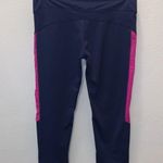 Riva Athletics Riva USA Women's XL Navy and Pink Athletic Pants Capri Sequined Logo Photo 4