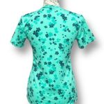 EleVen Venus Williams S Green Floral Ribbed Stretch Tee Athletic Top Tennis NWT Photo 3