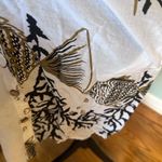 White Shirt Dress Fish Club Z Collection Button Photo 5