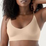 True Body Nude Triangle Convertible Strap Wire Free Unlined Bralette Bra M Size M Photo 0