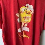 Candie's 2011 Yellow M&M''s T Shirt Red XL Extra Large Chocolate Graphic Tee Logo Photo 13