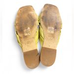 Marc Fisher  Farisa Slide Sandal green Yellow Flip Flop Thong 7.5 Photo 2