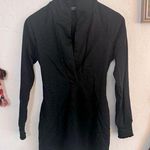 Naked Wardrobe  SWEATER DRESS SWEATSHIRT SZ SMALL EUC MINI DRESS BACK CUTOUT Photo 0