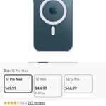 Walmart iPhone 12 Pro Max MagSafe Clear Case Photo 2