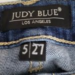 Judy Blue SKINNY FIT DISTRESSED CAMO INSERT CUFF JEANS 5/27 Photo 12