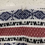 Madewell  Size 10 Mini Skirt Jacquard Gamine Embroidered Striped Detail Lined Photo 6