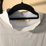 Free People We the Free Fearless Mock Neck Top Iced Water Blue Large Photo 2