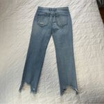 Free People  - Chewed Up Mid Rise Straight Leg Denim Jeans 25 Photo 3