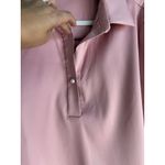 Preston & York  Women's Cosmo Pink Tunic Top Collared Roll Tab Sleeves Size‎ L Photo 7