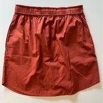 Sundry By Evereve Sunday Skirt Burnt Orange Miniskirt Size 1 Photo 2
