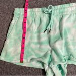 Ivory Ella  Mint Cloud Tie Dye Printed Shorts Photo 13