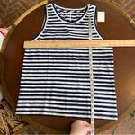 J. Crew Factory navy and white Striped girlfriend tank top size xxs nwt READ Blue Photo 8