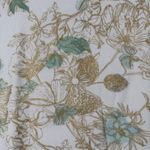 Chico's  Sweater Medium Gold Metallic Floral Pullover Elegant‎ Shimmer Grannycore Photo 4