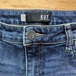 Kut From The Kloth Gidget Mid Rise Fray Denim Shorts, NWOT, Size 0 Photo 1