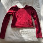 Edikted Red Long Sleeve Open Back Photo 0