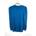 Boston Proper  blue long sleeve‎ top Photo 6
