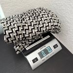 Apt. 9  Stretch Retro Gray Crinkle Y2K Collared Button Up Blouse Women's Large Photo 9