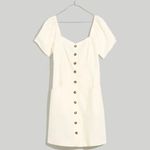 Madewell  Linen-Cotton Puff-Sleeve Mini Dress Size 14 NWT Photo 1