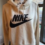 Nike Cream Cropped Hoodie Photo 0