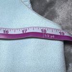 J.Jill Ribbed Knit Faux Suede Vest Womens Medium Blue Full Zip Layering Casual Photo 11