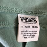 PINK - Victoria's Secret Pink Victoria’s Secret Crossover Yoga Pant Sz. XL Sage Green Cotton Blend Photo 3