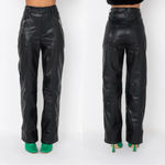 Akira Thank You, Next Faux Leather Pants High Rise Black Size S Photo 2