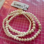 Anne Klein tripped pearls bracelets Photo 1