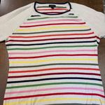 Talbots  Striped Sweater Women's Size Medium Multicolored Nylon, Lambswool Photo 7