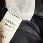 Banana Republic Palma Linen Long Vest Black V Neck Double Breasted W1948 Sz 4P Photo 5